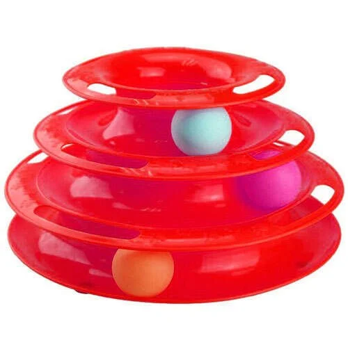 ÜÇ KATLI KEDİ OYUNCAĞI