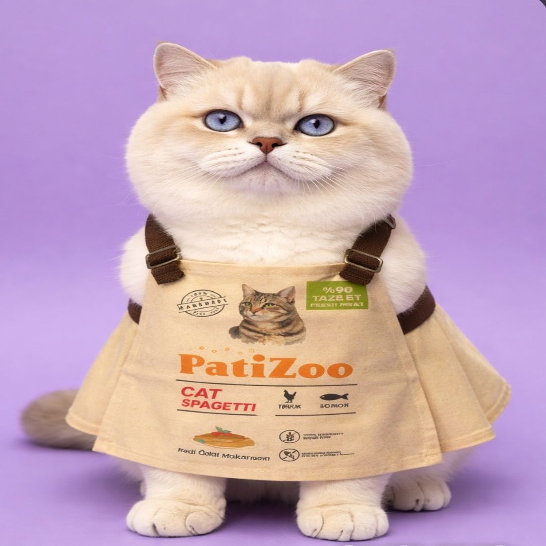 Patizoo Cat Spaghetti Kedi Ödül Maması %90 Taze Etli – Tahılsız, Tavuklu & Somonlu - Görsel 2